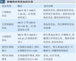恶性肿瘤所致贫血 恶性肿瘤所致贫血