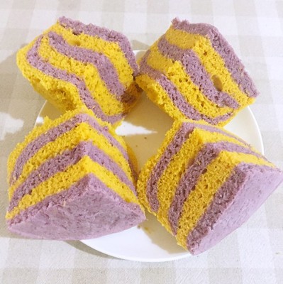 南瓜紫薯發糕