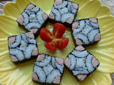 方形花样寿司