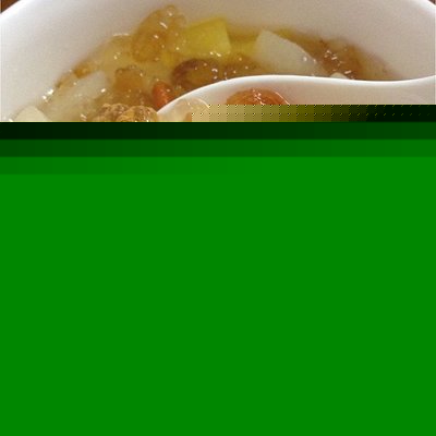 桃胶水果羹