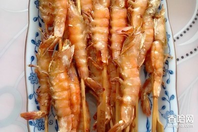 椒盐烤虾