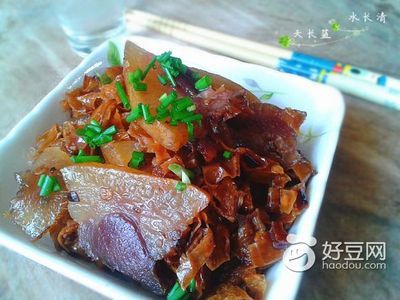 咸菜炒猪头肉
