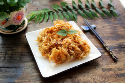 炸河虾段