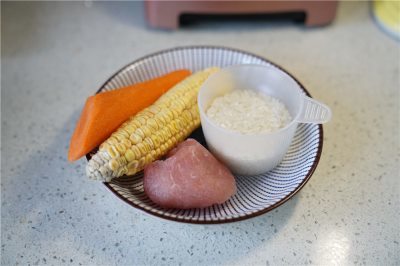 玉米胡萝卜绵粥