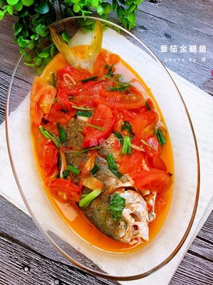 番茄金鯧魚