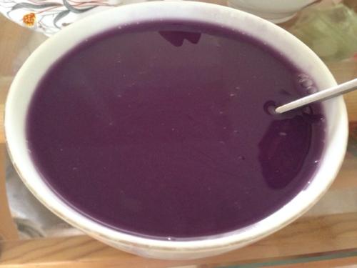 紫薯燕麦花生米糊