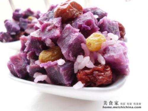 紫薯红枣饭