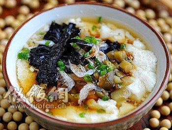 虾皮豆腐脑