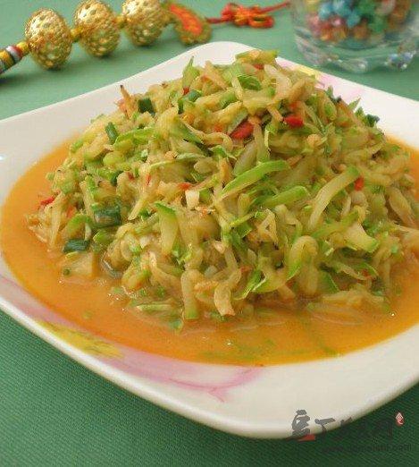 虾皮豆豉西葫芦