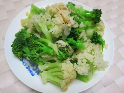 虾皮香干炒花菜