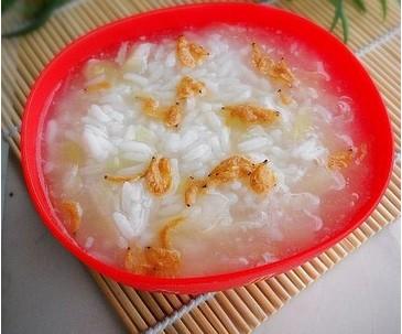虾米卷心菜粥