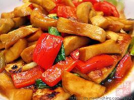 蚝油扒豆腐
