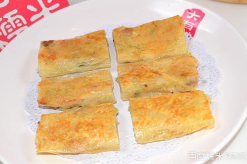 鲜虾腐皮饼