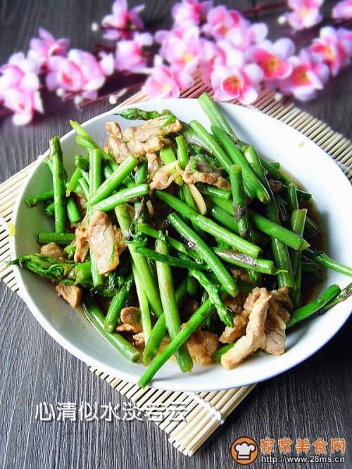 龙须炒肉片