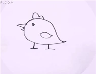 小雞的簡筆畫教學視頻 小雞簡筆畫的步驟