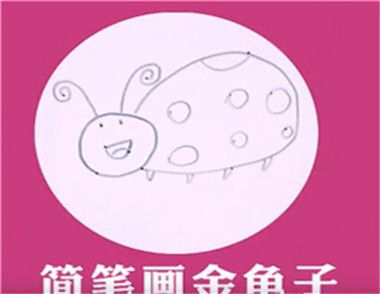 会笑的金龟子简笔画怎么画 金龟子简笔画教学视频