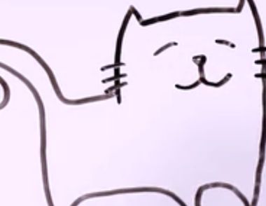小猫咪简笔画教程  怎样画小猫咪简笔画