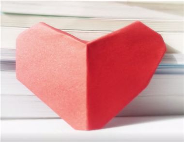 简易爱心折纸怎么折好看 简易爱心折纸的步骤