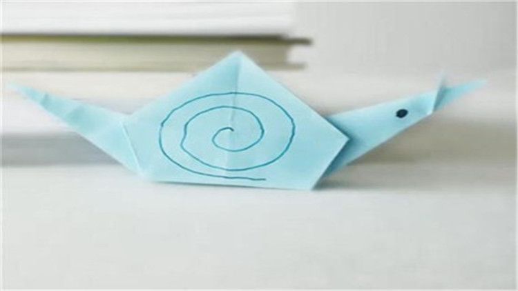 蝸牛折紙 蝸牛的折法