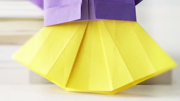 裙子折紙 裙子折紙的步驟教程