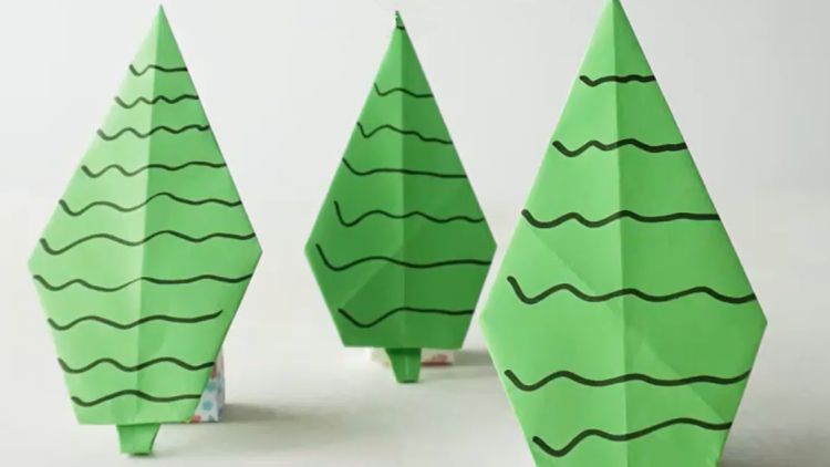 大树折纸 大树的折纸方法
