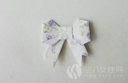 蝴蝶結手工折紙