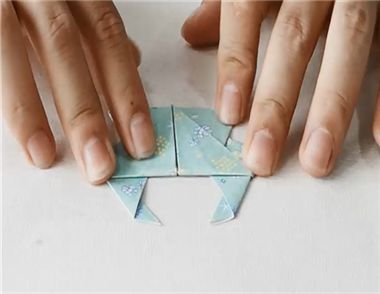 手工折紙方法 紙螃蟹的折法步驟