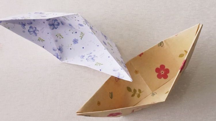 手工折紙 小船折紙的教程步驟