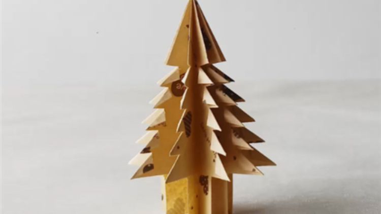 聖誕樹折紙 聖誕樹折紙的具體步驟