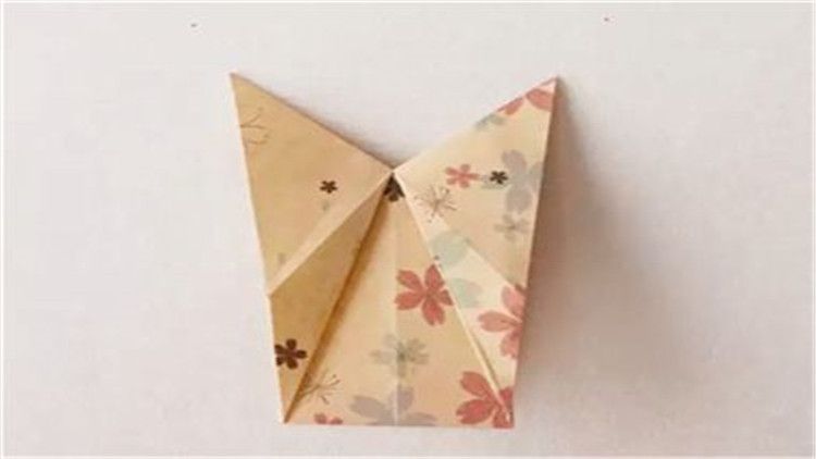 蝴蝶书签的折纸教程