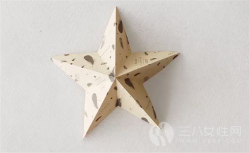 五角星立体构成折纸