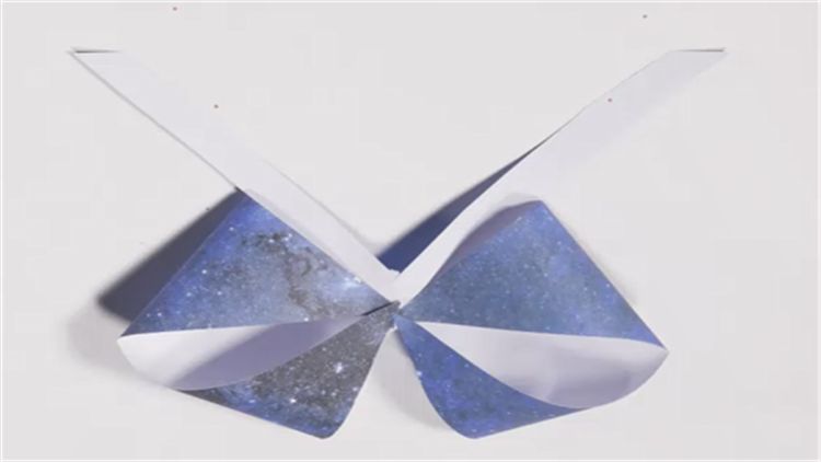 手工折紙蝴蝶結的折法