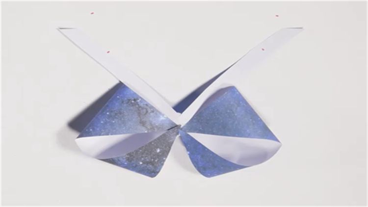 折紙蝴蝶結折法