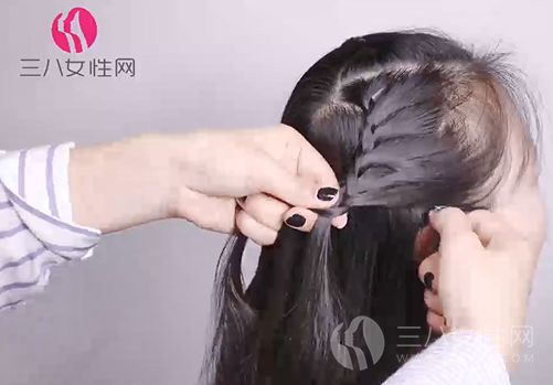 中式新娘发型步骤