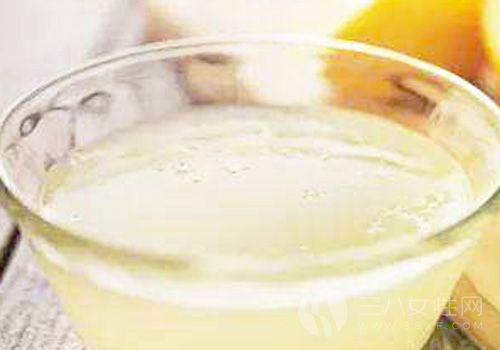 牛奶柠檬汁泡面膜