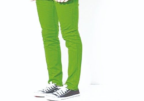 淺綠色的褲子