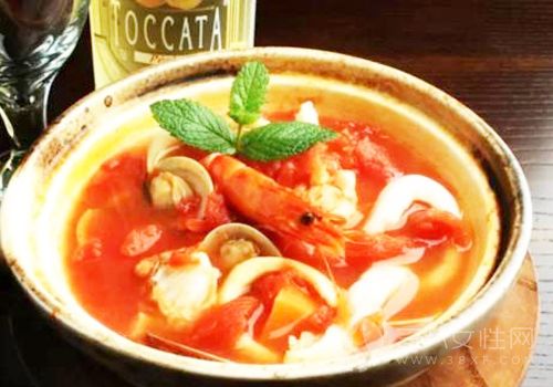 西红柿海鲜汤
