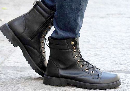 冬季马丁靴挑选方法 黑色马丁靴时尚搭配