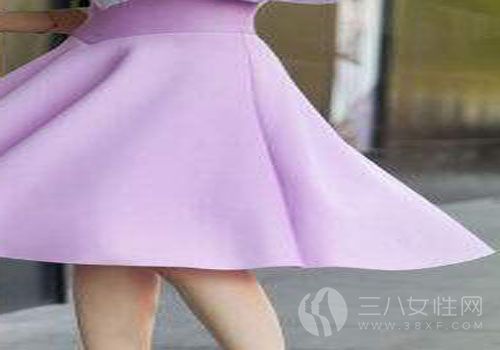 紫色半身裙