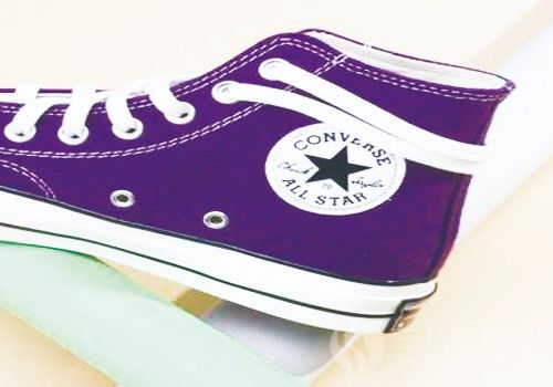 紫色帆布鞋建议