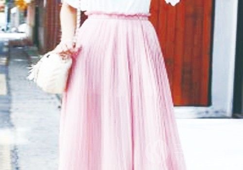 粉色半身裙小贴士