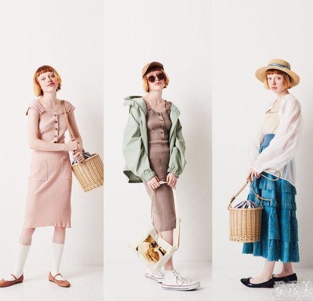 浪漫而又复古休闲的长连衣裙穿衣搭配,一般很简洁,看上去高端有品位