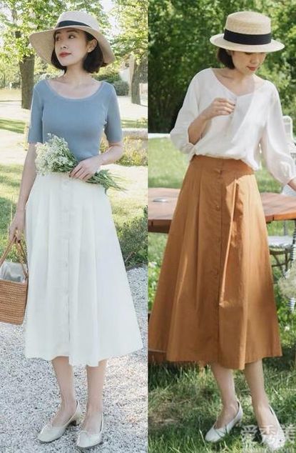 身高不了160,她的清雅法式穿搭,看过的女孩都想学