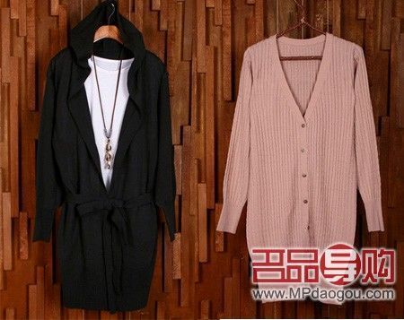 休闲娱乐开襟针织品长衣 成熟女人专享