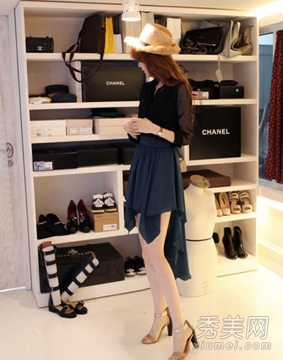 韩国富家女秀穿搭 引领秋装时尚潮流