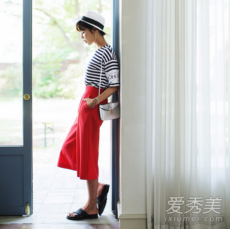 五分阔腿裤搭配什上衣图片 get这几点让你女神萌妹子随意切换