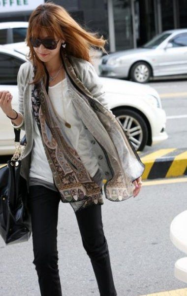 韩版李孝利秋季新款休闲长袖毛衣外套