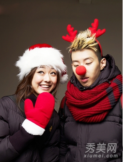学韩国众星圣诞搭配 圣诞变身早准备