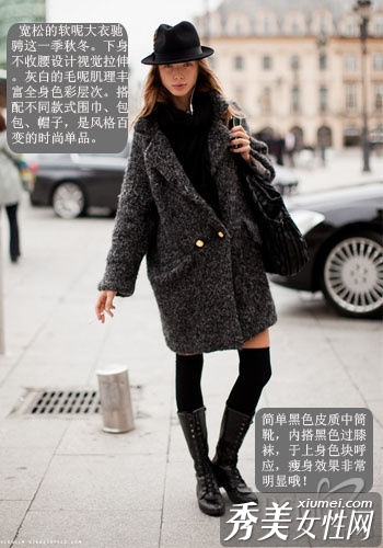 欧美街拍秋冬超实用外套扮靓法