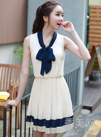 韩版连衣裙搭配 清凉简约的自然美